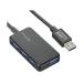 쥳 USB3.0 ϥ 4ݡ Хѥ ֥åȸ ֥å U3H-A411BBK