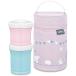  Thermos термос сумка имеется детская смесь кейс 130ml+90ml NPE-240 розовый 