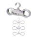 si- Be Japan (CB JAPAN) clothes hanger clothes. middle till manner . passing .. easy to do 8. character rotation hook 3 pcs set for children hanger baby hanger 