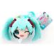  Hatsune Miku очарование имеется лицо мягкая игрушка эмблема B Vocaloid bo Caro VOCALOID