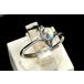 AAA��Silver925 ���C���{�[���[���X�g�[���@4mm�@�X�^�[ �w�փ����O(�T�C�Y������) 1���� _PRG2675-2