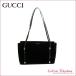 GUCCI Gucci велюр Mini ручная сумочка ( черный )
