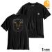 Carhartt Carhartt футболка короткий рукав задний принт relax Fit Irvine Relaxed-Fit Skull Graphic Short-Sleeve T-Shirt USA модель 