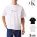  Calvin Klein футболка короткий рукав CALVIN KLEIN мужской tops relax Fit иностранная модель SS RLXD STANDARD LOGO CREW NECK TEE