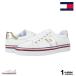TOMMY HILFIGER Tommy Hilfiger кожа спортивные туфли low cut FENTII SHOES Tommy крыло чай обувь обувь трехцветный женский 