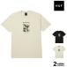  - fHUF футболка короткий рукав мужской GIFT BEAR S/S TEE t рубашка Street skate cut and sewn 