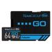 Team GO Micro SDXC UHS-I U3 V30 карта памяти 64GB[SD карта адаптор есть .]