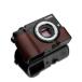 GARIZ/ゲリズ Panasonic LUMIX GX7 MarkIII（DC-GX7MK3）用 本革カメラケース XS-CHGX7M3BR ブラウン