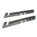 2PCS Matte Black Overlay Limited Emblem Badge Nameplate for Tun-dra Rear Door