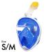  воздуховод "snorkel" маска full-face type одиночный камера 180 раз поле зрения для мужчин и женщин дайвинг элемент .. защитные очки спорт камера установка возможность простой оборудован синий S M