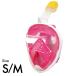  воздуховод "snorkel" маска full-face type одиночный камера 180 раз поле зрения для мужчин и женщин дайвинг элемент .. защитные очки спорт камера установка возможность простой оборудован розовый S M