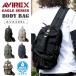 [ отметка 10 раз ]AVIREX Avirex Avirex EAGLE сумка "body" AVX305L