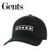 GENTS ジェンツ メンズ キャップ BC-1101 5 STAR CAP  BLACK ブラック  ストリート レディース 帽子 ファッション ハリウッド セレブ  ペア プレゼント