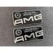  бесплатная доставка 513*AMG Mercedes Benz MercedesBenz для *2 шт. комплект машина стикер эмблема черный plate алюминиевый крыло значок наклейка чуть более склеивание сила 