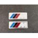  бесплатная доставка 536*BMW ///M*2 шт. комплект машина стикер эмблема черный plate алюминиевый крыло значок наклейка чуть более склеивание сила 