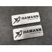  бесплатная доставка 541*HAMANN BMW*2 шт. комплект машина стикер эмблема черный plate алюминиевый крыло значок наклейка чуть более склеивание сила 
