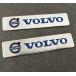  бесплатная доставка 564* Volvo VOLVO*2 шт. комплект машина стикер эмблема черный plate алюминиевый крыло значок наклейка чуть более склеивание сила 
