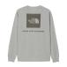  The * North * лицо (THE NORTH FACE)( мужской ) длинный рукав задний квадратное Logo футболка long T NT32442 ZZ