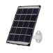 NUZAMAS 4W solar panel power supply (5m cable attaching ), wireless rechargeable battery camera to design it is done, micro / Mini USB interface, install ki