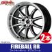 4ܤ̵ 2ܲ 5ZIGEN ե䡼ܡ RR BKP 17inch 5H114.3 9J+15 FIRE BALL