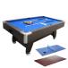  бильярдный стол стол для бизнеса для бытового использования мяч возврат карман 3in1 JBS Pumapyu-ma Brown голубой стол верх + теннисный стол есть 