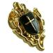  значок булавка zlaperu булавка брошь эмблема . глава 10 знак 10 знак . Cross A Gold & черный почтовая доставка бесплатная доставка 