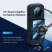 Insta360 X3 �A�N�V�����J���������K���X�t�B���� �ϏՌ� 3D�S�ʕی십���K���X�t�B���� ���E���h�G�b�W���H 98%���ߗ� 3D �������x �C���X�^360 X3 �֘A�摜4