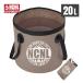 NCNL NO CAMP NO LIFE ведро складной ведро кемпинг уличный рыбалка мойка машин compact большая вместимость 20L легкий перевозка уборка рыбалка ( язык )