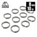 TITAN MANIA titanium любитель 2 -слойный кольцо кольцо для ключей титановый 8mm×10 шт супер-легкий крепкий ржавчина . сильный 2 -слойный круг can split кольцо 