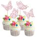 Rsstarxi 24 упаковка бабочка капкейк topa-g Ritter сборка средний пустой бабочка капкейк pick baby душ кекс украшение 