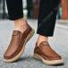  обувь для вождения туфли без застежки Loafer мужской модный весна лето легкий . скользить мода широкий кожа обувь casual "дышит" большой размер ..... soft 