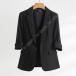  tailored jacket женский 7 минут рукав summer жакет тонкий весна лето осень внешний простой ходить на работу одежда OL офис casual сверху товар большой . размер свободно 