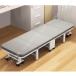  с роликами . складной bed перемещение удобный compact выдерживаемая нагрузка . покупатель путешествие днем . осталось индустрия труба bed одиночная кровать раскладушка низкая упругость матрац многофункциональный 4 . складывать 