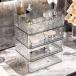  ящик для косметики cosme box косметика место хранения box макияж кейс прозрачный большая вместимость косметика место хранения box стиль косметика место хранения cosme водонепроницаемый ванная уборная 