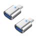 �y2����zType-C-�ϊ� �W��USB�ϊ��A�_�v�^ �����f�[�^�]�� 3.0 OTG�@�\���� (�V���o�[)