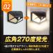 led �\�[���[���C�g �Z�b�g �[�d �h�� ���O �Z���T�[���C�g 4�Z�b�g �K�[�f�� ���z�� �����_�� �Ɩ� �h�� �� �l�� ���� �O�� ���P�x ���邢 ���ϋv �֘A�摜3