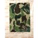 [ б/у ] A BATHING APE A Bathing Ape ABC camo green коврик зеленый 111439549