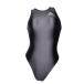 [SWIMON].. купальный костюм женский девушки 700 задний Zip вода лампочка модель одноцветный чёрный глянец металлик N1 - ikatto 