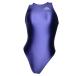 [SWIMON].. купальный костюм женский девушки 700 задний Zip вода лампочка модель одноцветный темно-синий глянец металлик N1 - ikatto 