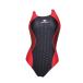 [SWIMHXBY].. купальный костюм женский девушки 289 low ноги чёрный красный 
