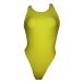 [SWIMHXBY].. swimsuit lady's girls 280 high leg model yellow color light yellow 