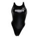 [SWIMHXBY].. swimsuit lady's girls 280 high leg model water Polo water lamp enamel NPU black 