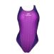 [SWIMHXBY].. купальный костюм женский девушки 281 Basic фиолетовый темно-синий 