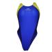 [SWIMHXBY].. купальный костюм женский девушки 282 высокий ноги модель синий темно-синий желтый цвет 