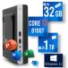  настольный персональный компьютер HP Prodesk 400 G4 DM б/у персональный компьютер Office2021 Windows11 no. 8 поколение Corei3-8100T SSD256GB 8GB настольный PC