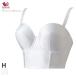 ワコール ブライダル シンプル ブラジャー 1/2カップ ミドリフ丈(Hカップ)BUA482