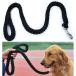  large dog-lead, strong rope, medium sized and, for large dog. compilation collection training Lee shu, durability. exist nylon,110cm, black 