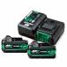 �n�C�R�[�L ���� BSL36A18X 2�� + UC18YDML �}���[�d�� �o�b�e���[ �Z�b�g 2�|�[�g 36V 2.5Ah / 18V 5.0Ah �Ή� USB�[�d�[�q�t�� HiKOKI