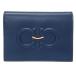  не использовался Salvatore Ferragamo gun chi-ni футляр для карточек 66A347 футляр для визитных карточек темно-синий голубой 0081 Salvatore Ferragamo