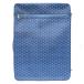  Goyard "в елочку" голубой PVC покрытие парусина кожа дорожная сумка сумка синий 0107 GOYARD мужской 